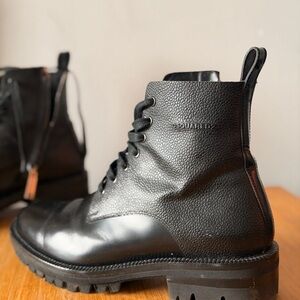 DSQUARED2 Black Leather Men's Boots